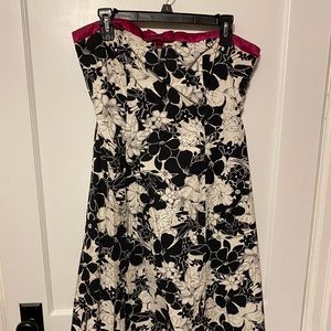 Fancy strapless dress